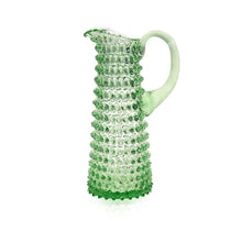 Load image into Gallery viewer, Tall Hobnail Jug - Light Green