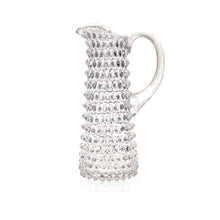 Load image into Gallery viewer, Tall Hobnail Jug - Crystal