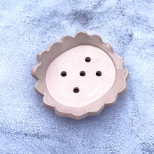 Load image into Gallery viewer, Scalloped Ceramic Soap Dish - Pink