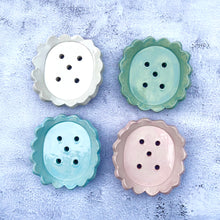 Load image into Gallery viewer, Scalloped Ceramic Soap Dish - Pink