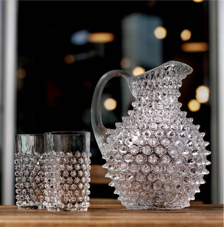 Hobnail Tumblers (set of 6) - Crystal
