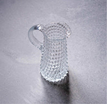 Load image into Gallery viewer, Tall Hobnail Jug - Crystal