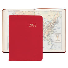 Load image into Gallery viewer, PRE-ORDER 2027 Desk Red Goatskin Leather

