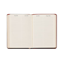 Load image into Gallery viewer, PRE-ORDER 2027 Notebook Diary Orange Goatskin Leather
