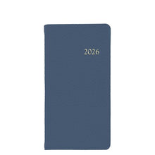 Load image into Gallery viewer, PRE-ORDER 2026 6&quot; Pocket Diary Lupin Goatskin Leather

