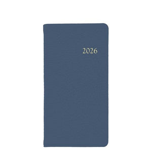 PRE-ORDER 2026 6" Pocket Diary Lupin Goatskin Leather