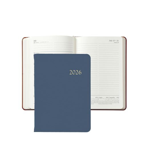 PRE-ORDER 2026 Notebook Lupin Diary Goatskin Leather