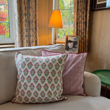 Load image into Gallery viewer, Boota Cushion Cover - Green and Red
