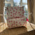 Star Handblock Quilted Washbag - Pink