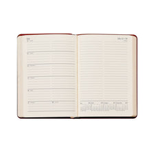 Load image into Gallery viewer, PRE-ORDER 2027 Notebook Diary Jade Goatskin Leather
