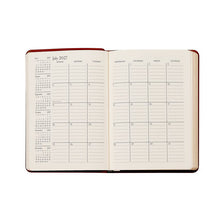 Load image into Gallery viewer, PRE-ORDER 2027 Notebook Diary Jade Goatskin Leather
