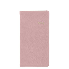 Load image into Gallery viewer, PRE-ORDER 2027 6" Pocket Diary Light Pink Goatskin Leather
