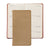 PRE-ORDER 2027 6" Pocket Diary White Gold Goatskin Leather