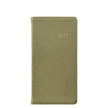 Load image into Gallery viewer, PRE-ORDER 2027 6" Pocket Diary Sage Goatskin Leather
