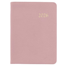 Load image into Gallery viewer, PRE-ORDER 2026 Desk Diary Light Pink Goatskin Leather
