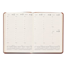 Load image into Gallery viewer, PRE-ORDER 2027 Desk Diary Jade Goatskin Leather
