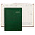 PRE-ORDER 2027 Desk Diary Emerald Crocodile Embossed Leather