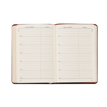 Load image into Gallery viewer, PRE-ORDER 2027 Notebook Diary Orange Goatskin Leather
