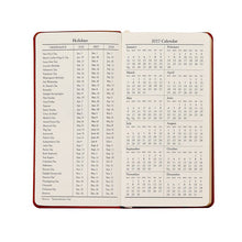 Load image into Gallery viewer, PRE-ORDER 2027 6" Pocket Diary Slate Blue Goatskin Leather
