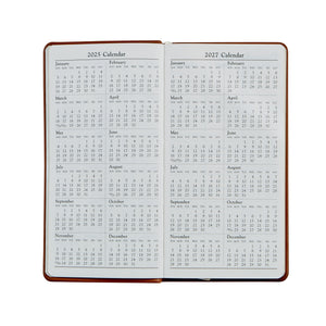 PRE-ORDER 2026 6" Pocket Diary Orchid Goatskin Leather