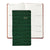 PRE-ORDER 2026 6" Pocket Diary Emerald Crocodile Print Leather