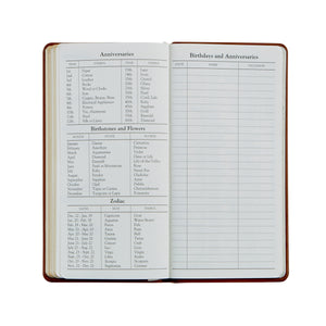 PRE-ORDER 2026 6" Pocket Diary Frost Blue Goatskin Leather