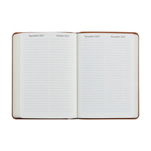 Load image into Gallery viewer, PRE-ORDER 2026 Notebook Diary Orange Goatskin Leather
