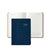PRE-ORDER 2026 Notebook Diary Navy Crocodile Print Leather
