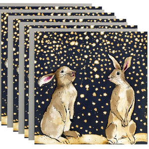 "Snow Bunnies" Christmas Cards - Pack of 6