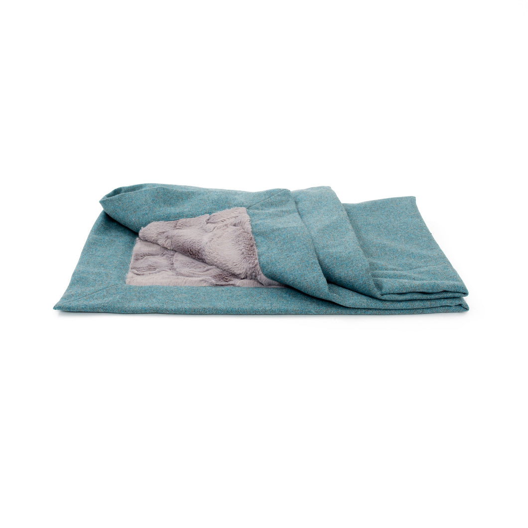 Luxury Dog Blanket - Aqua