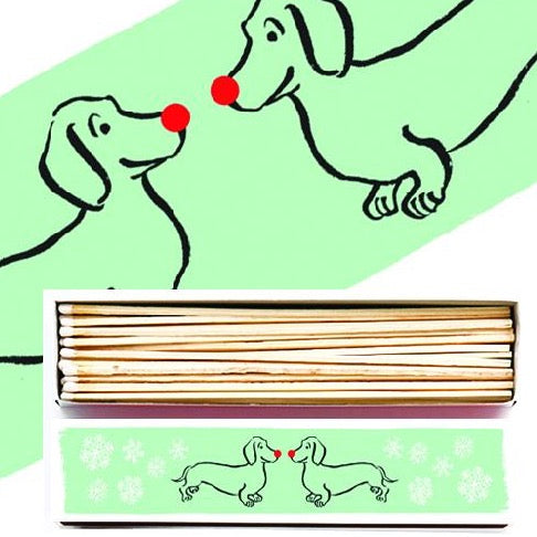 'Winter Dachshund' - Extra Long Matches