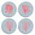 Coral Coasters - Set of 4