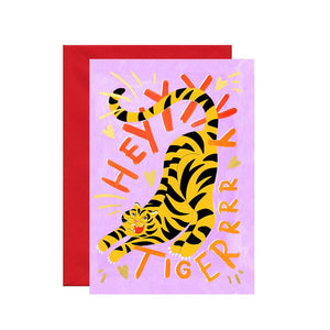 Hey Tiger - Gold Foil Card