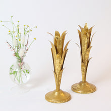Load image into Gallery viewer, Gold Leaf Candlesticks (Pair)
