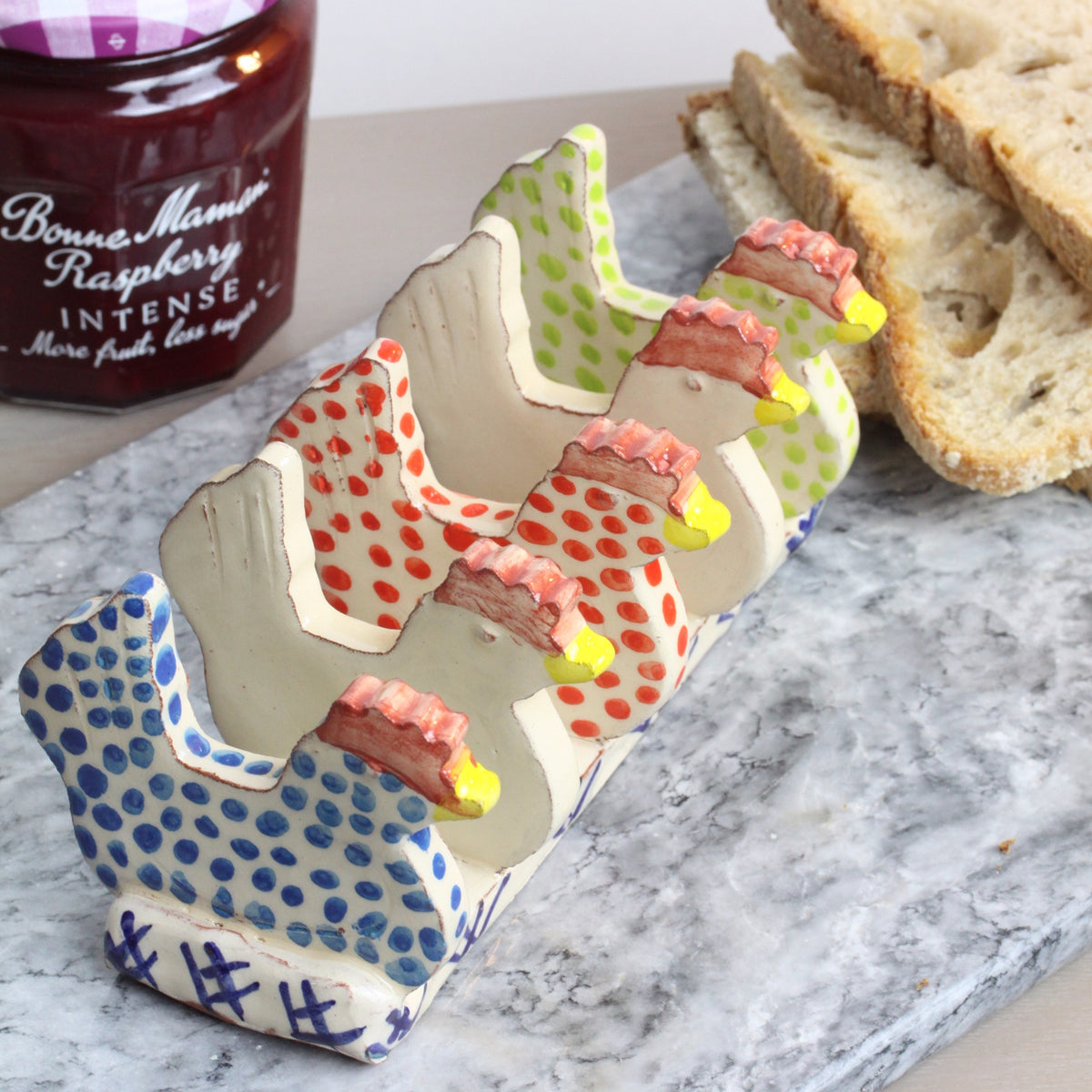 Chicken Toast Rack | Terracotta Toast Rack | The Present House Company