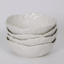 Load image into Gallery viewer, Small Cabbage Leaf Bowl - White
