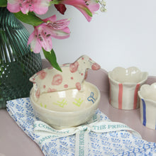 Load image into Gallery viewer, Sausage Dog Ceramic Bowl - Pink
