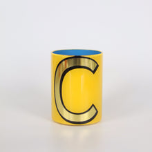 Load image into Gallery viewer, Alphabet Brush Pot - C (Yellow)
