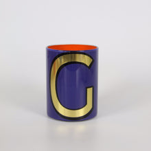 Load image into Gallery viewer, Alphabet Brush Pot - G (Purple)

