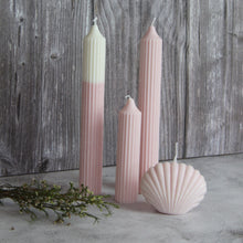 Load image into Gallery viewer, Dip Dye Pillar Candle - Pink
