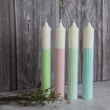 Load image into Gallery viewer, Dip Dye Pillar Candle - Turquoise

