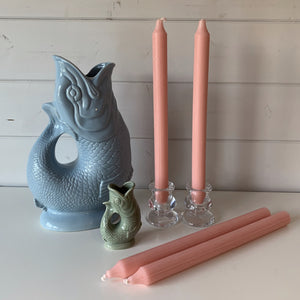Light Pink Candles - Set of Four