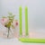 Lime Green Candles - Set of Four