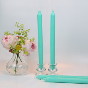 Mint Green Candles - Set of Four