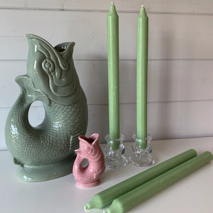 Moss Green Candles - Set of Four