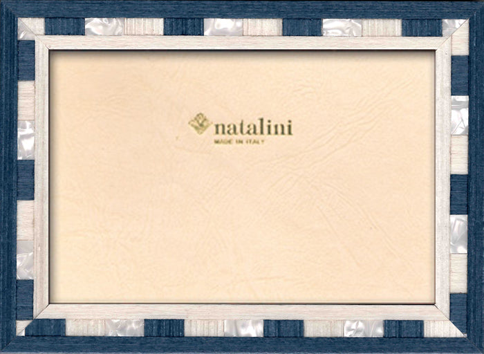 Chequer Frame (blue) - Available in two sizes – The Present House Company