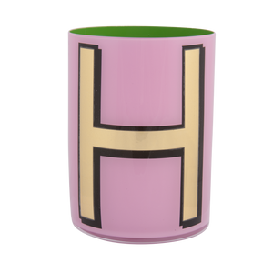 Alphabet Brush Pot - H (Lilac)