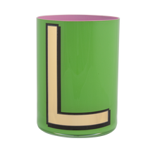 Load image into Gallery viewer, Alphabet Brush Pot - L (Green)
