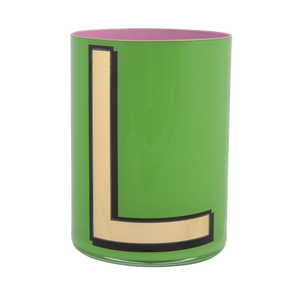 Alphabet Brush Pot - L (Green)