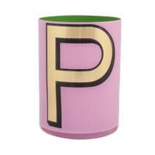 Load image into Gallery viewer, Alphabet Brush Pot - P (Lilac)
